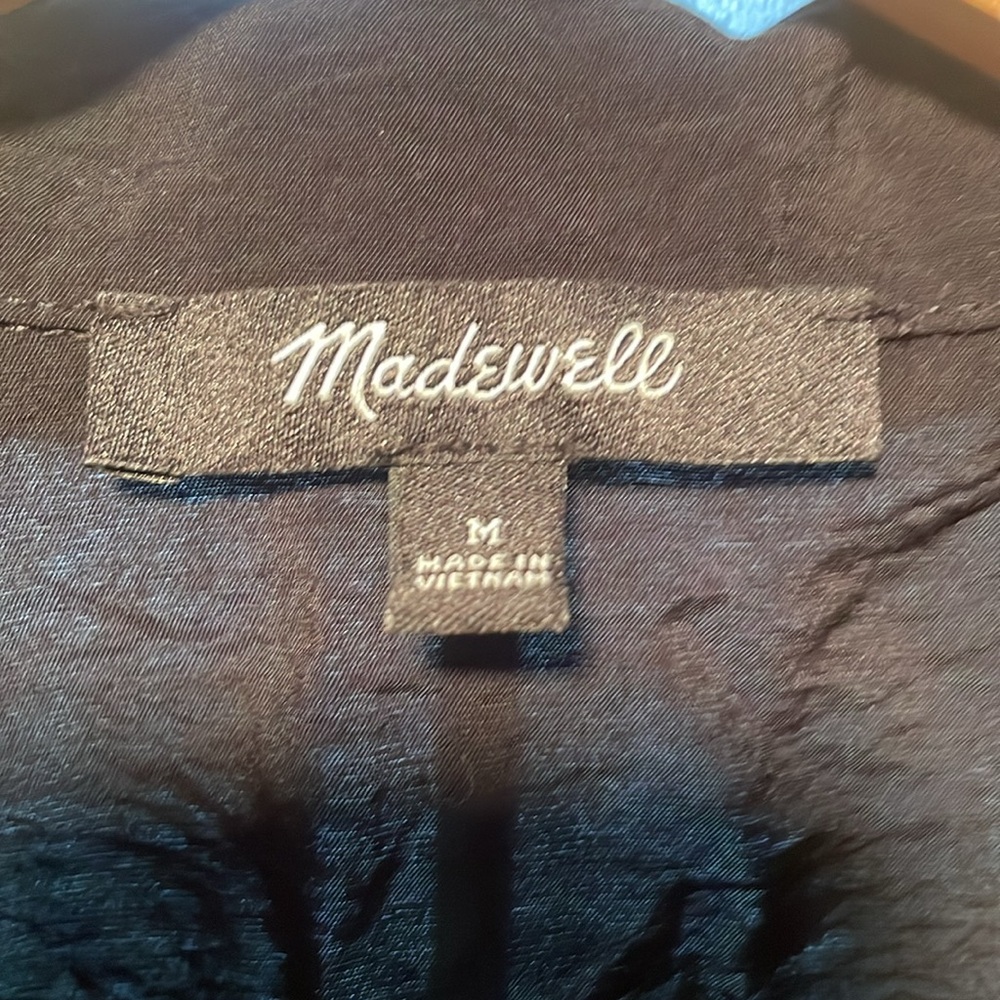 Black Button-Up Top - Picture 2 of 3